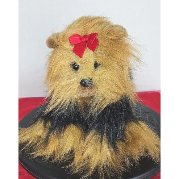 TY Yappie Yorkshire Terrier Yorkie Plush Puppy 1997 10" Soft‎ Floppy Dog - Picture 2 of 10